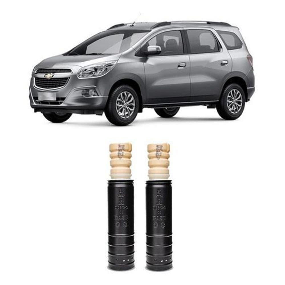 Kit 2 Batente Coifa Amortecedor Traseiro Spin 16 2017 2018