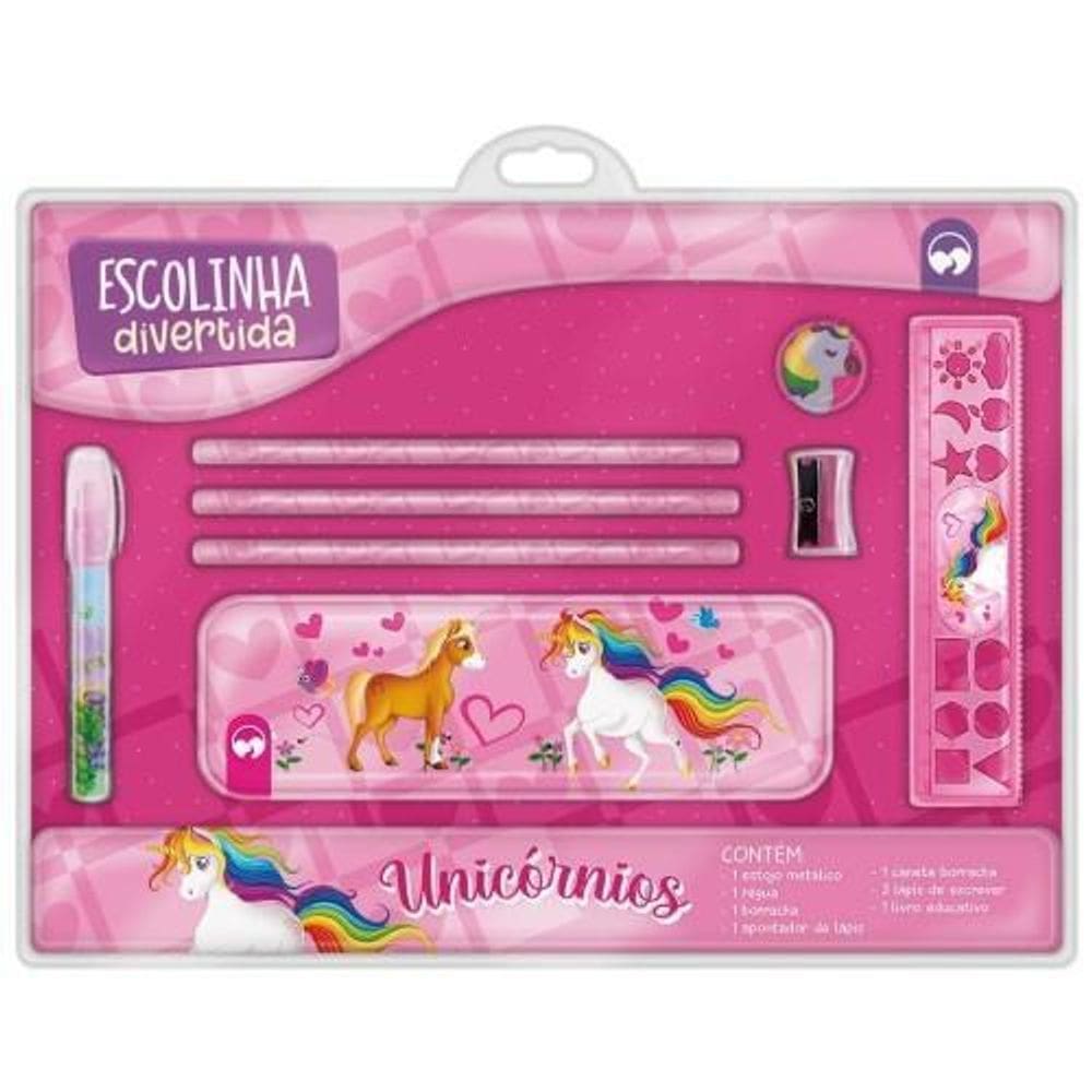 Livro Escolinha Divertida Unicórnios - Ed. Vale Das Letras
