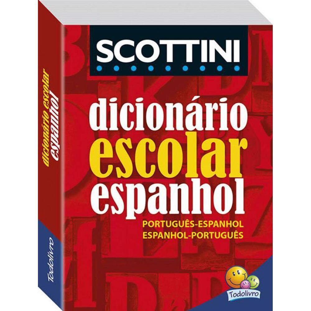 Livro Dicionario Escolar De Espanhol - Port/Esp - Esp/Port