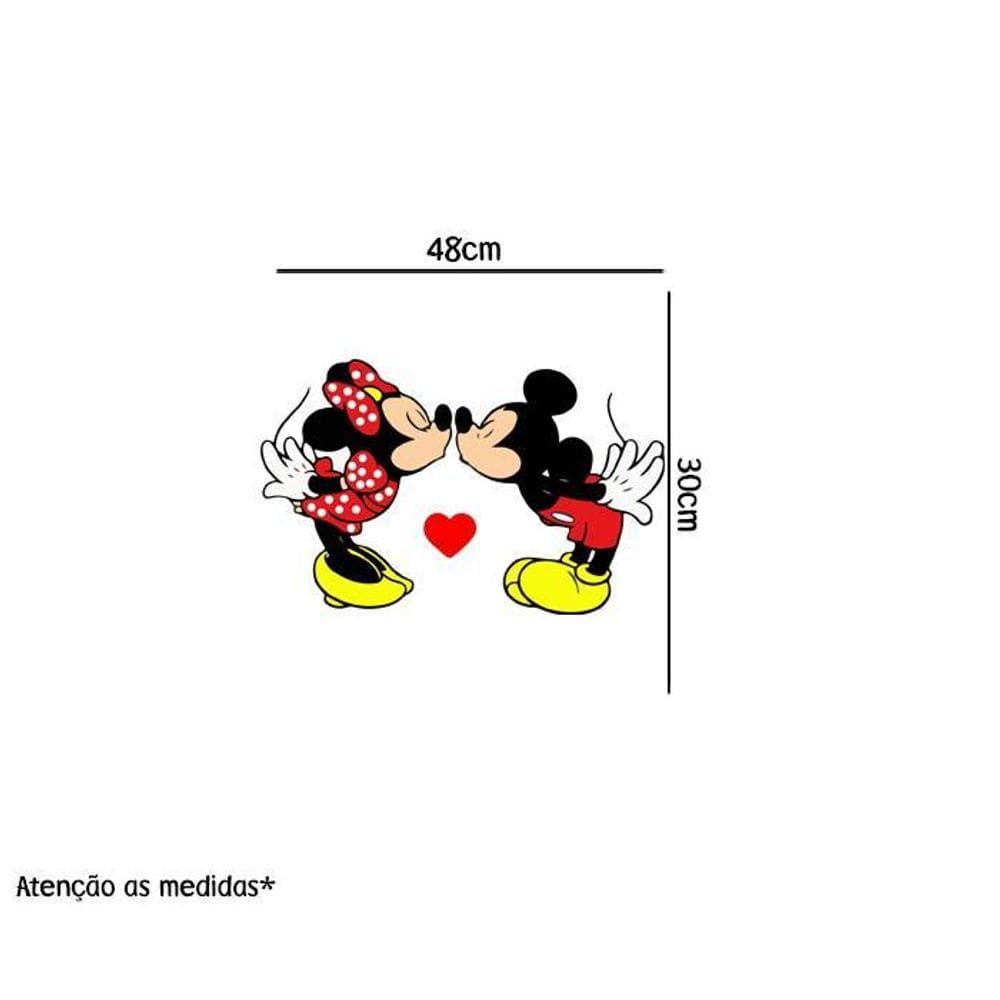 Adesivo Para Box Minnie E Mickey Colorido