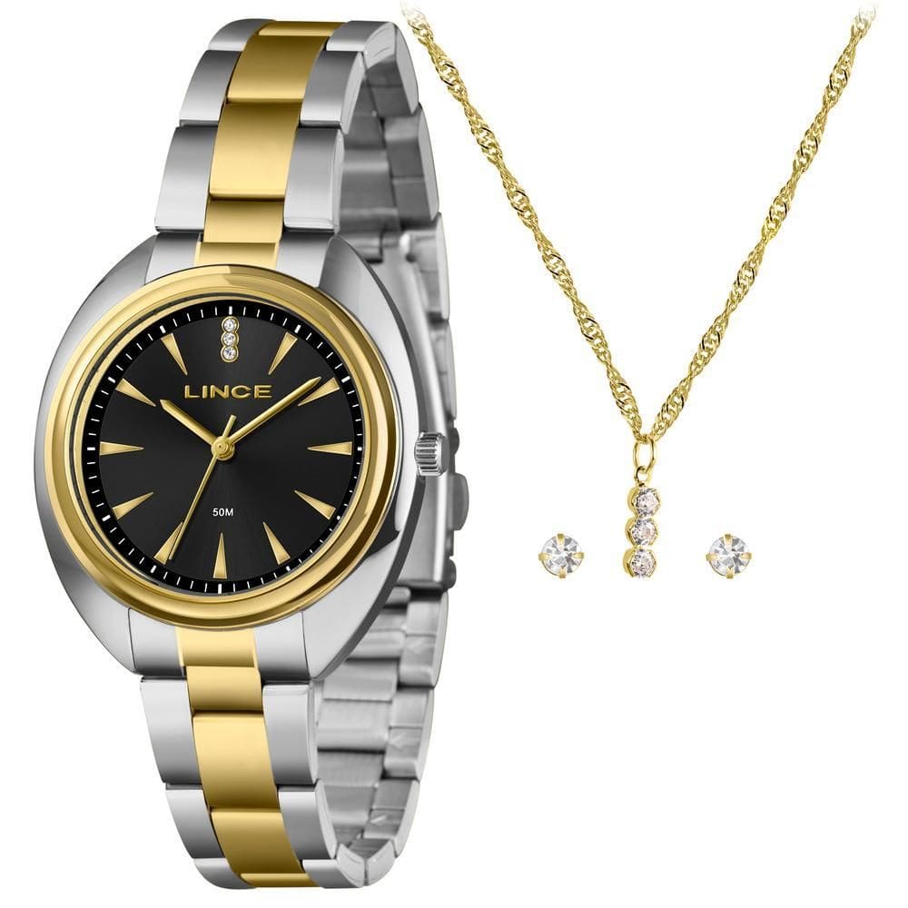 Kit Relógio Lince Feminino Bicolor LRTM049L36 K0H7P1SK