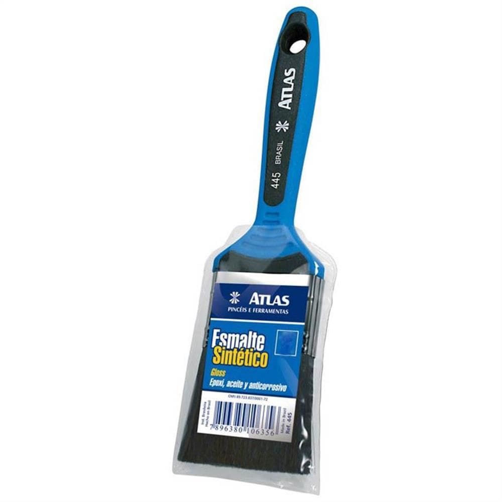 Trincha Dupla Esmalte Sintético 3”” - 445/7 - PINCEIS ATLAS