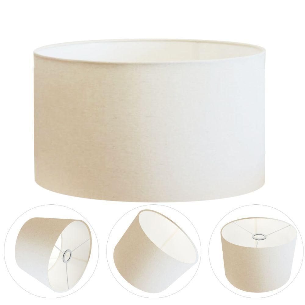 Cúpula Abajur Cilíndrica Cp-7024 ø50x25cm Branco