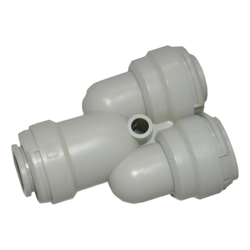 10X Engate Rapido Dmfit Y Entrada Tubo 3/8 Saída 2 Vias Tubo