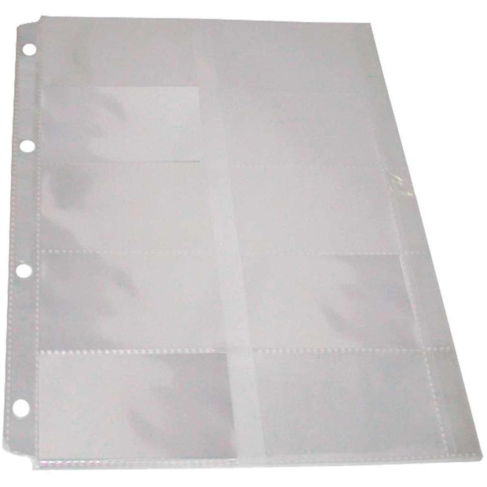 Refil Para 20 Cartões 4 Furos A-4 Pacote Com 10 Unidades