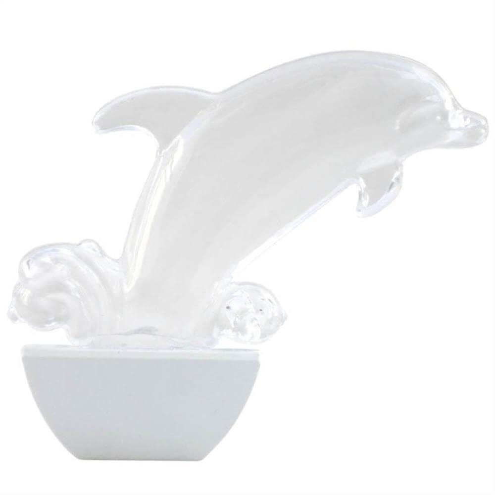 Abajour Luz Noturna Led Golfinho 127 Volts Azul - 8667 - BRASFORT