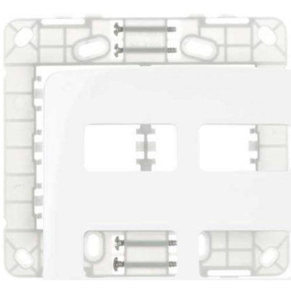 Conjunto Placa 4X4 4 Postos Horizontal Margirius Linha B3
