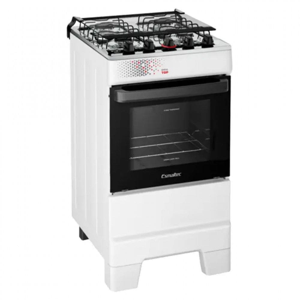 Fogão Ideal Top 4 Bocas Automático Mesa de Inox Bivolt Esmaltec - Bivolt