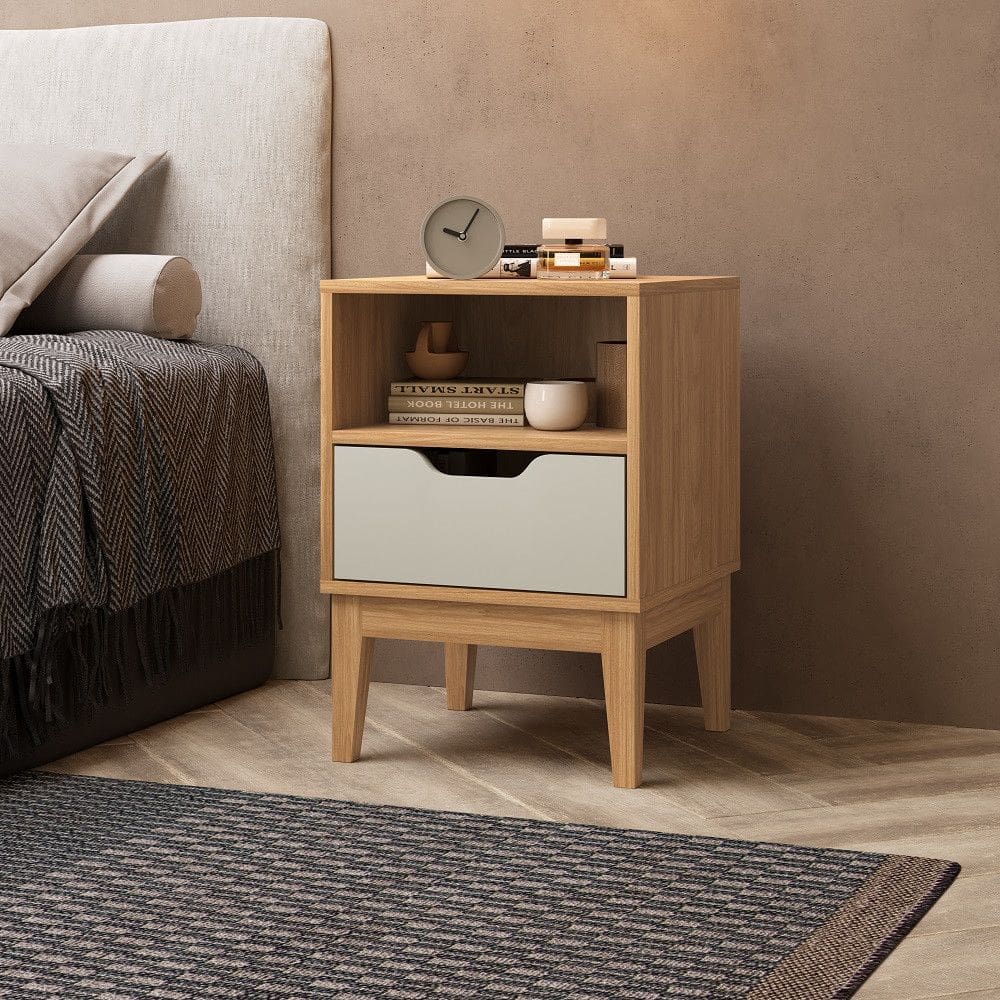 Mesa de Cabeceira 1 Gaveta MB1095 Movelbento