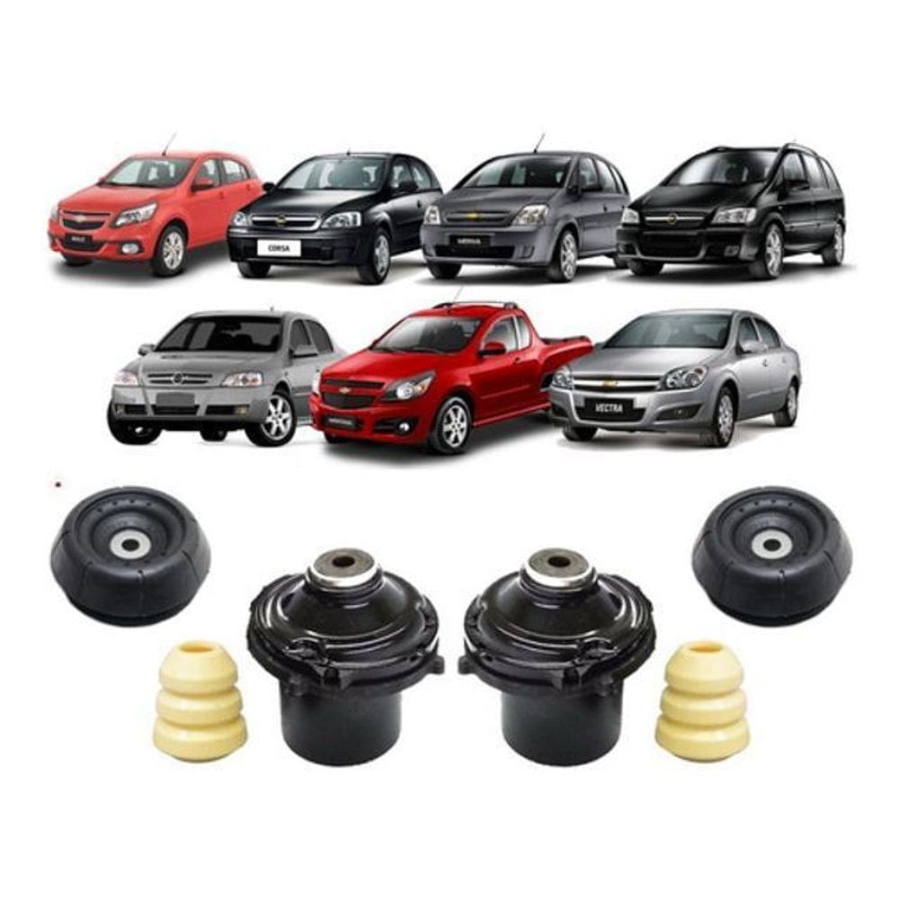 2 Kit De Amortecedor Dianteiro Meriva Corsa Astra Completo