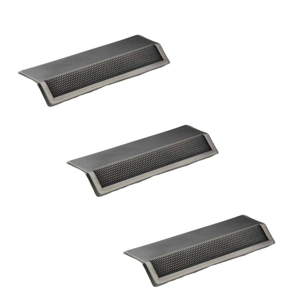 Kit 3 Puxador Moveis Citizen 45 Graus G Niquel Velho Zen