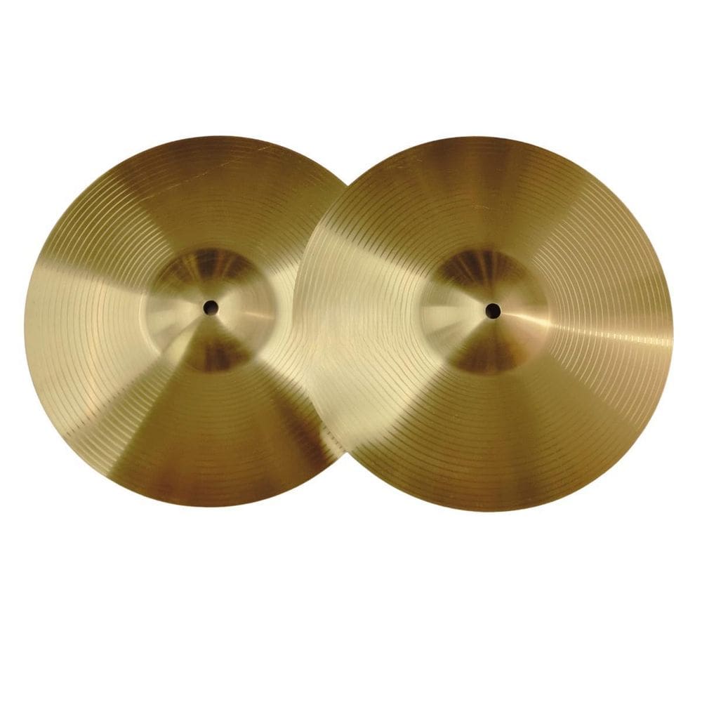Par De Prato 14 Chimbal Hi Hat Dourado Brilhante C. Ibanez