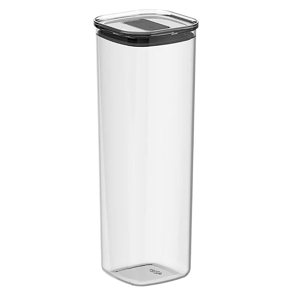 Pote Hermético Quadrado 2L Duo Lock Natural PHD400NT - Ou