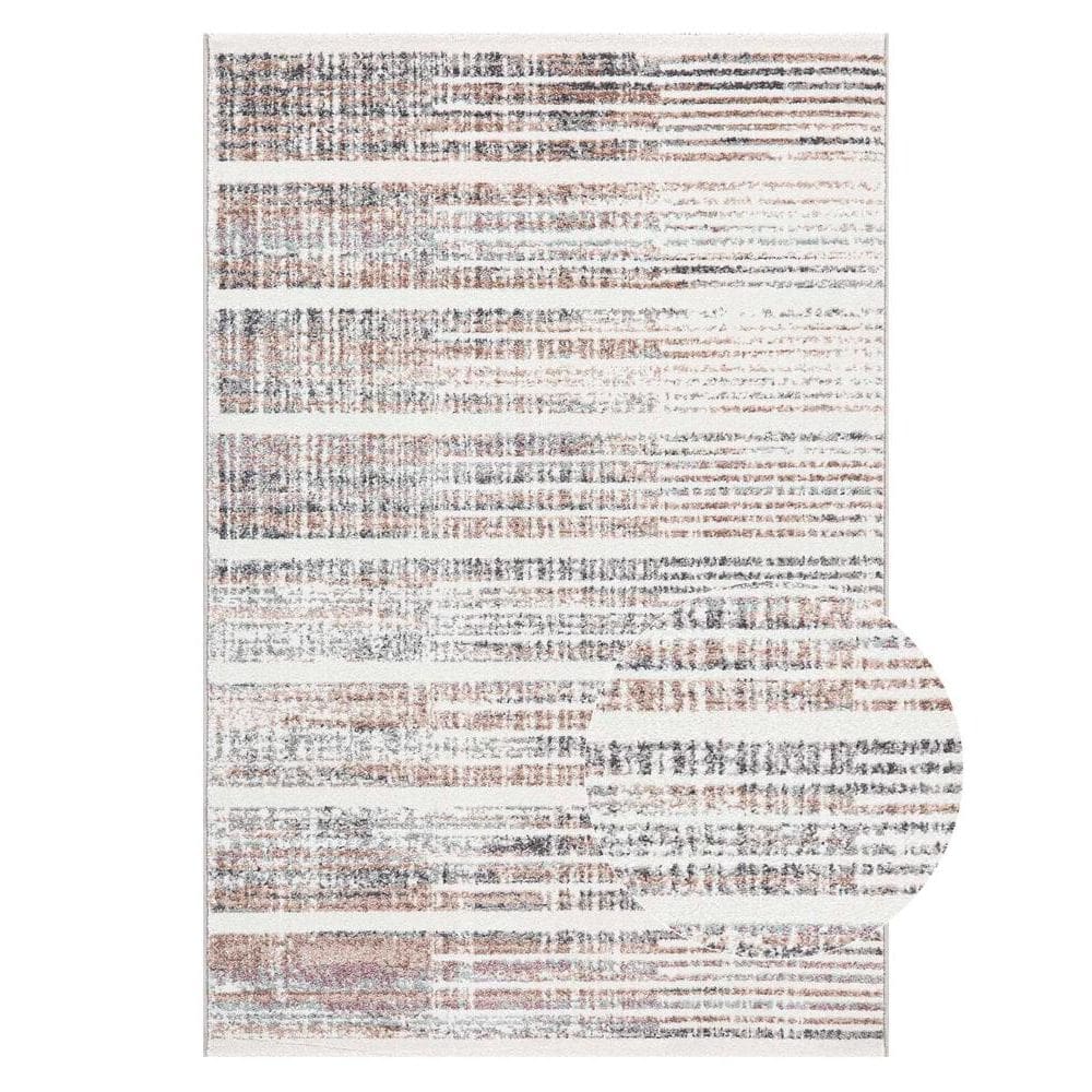 Tapete Egípcio para Sala e Quarto Yam 200 x 300 cm - Listrado Cinza