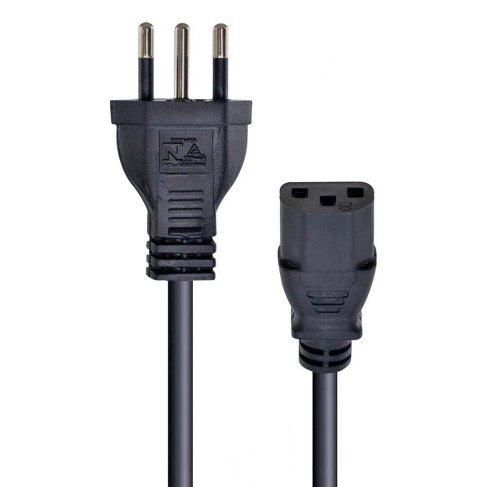 Cabo De Forca Tripolar Para Fonte 3x0,50 Mm 250v 10a - 2m