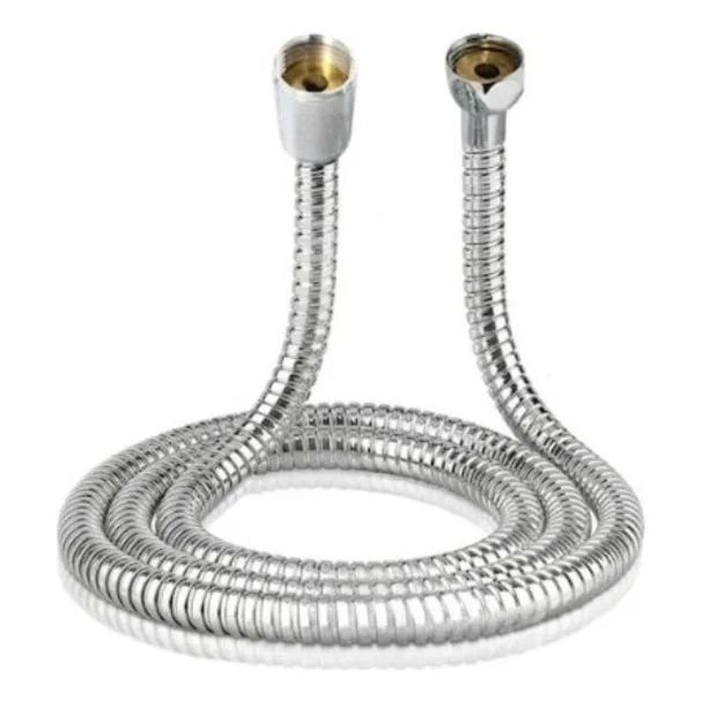 Mangueira Flexível Ducha Higiênica Metal 1,80 Mt Longa Prate