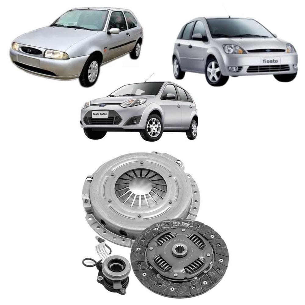Kit Embreagem Fiesta 1.6 00-02 | Embrasil | Disco 190mm