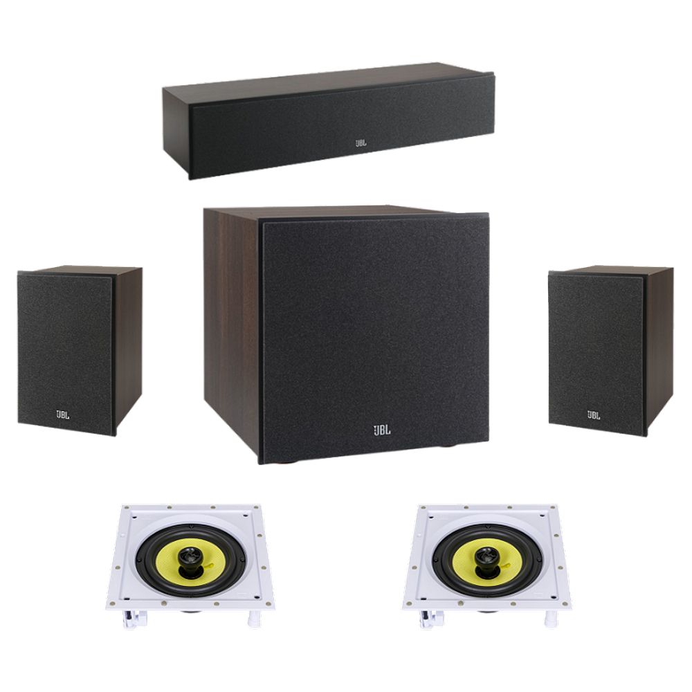 Kit JBL 5.1 Stage 2 Cxs 250B + 1 Cx 245C + 2 Ci PLus 6S +Sub
