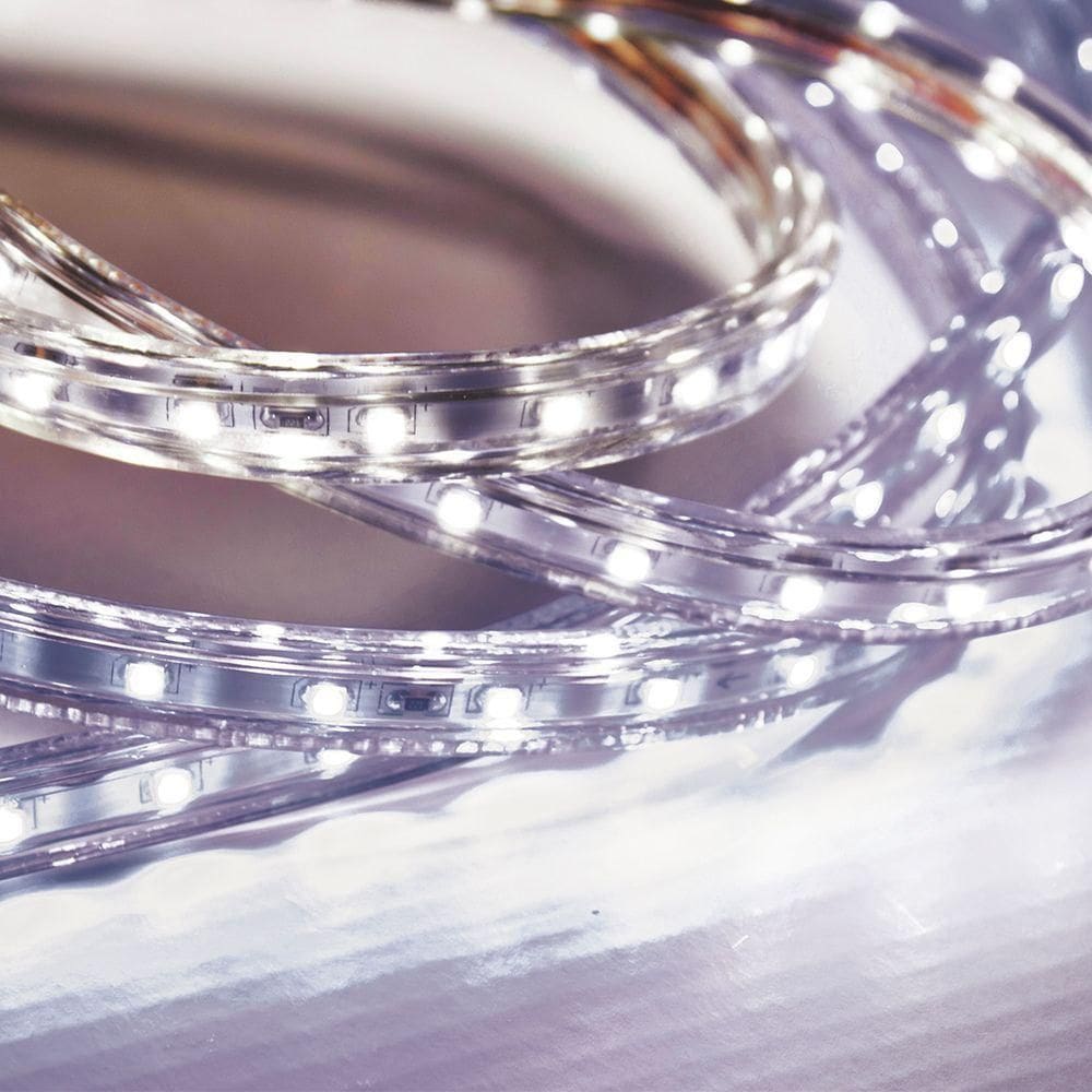 Kit 10 Metros Fita Led Taschibra 5w/m Ip67 220v Alta Proteção 6500k Frio