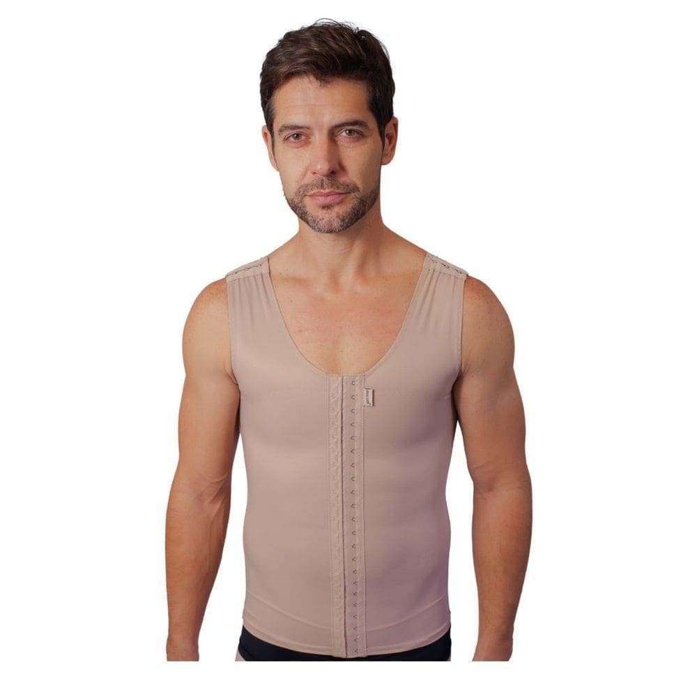 Colete Masculino para Ginecomastia Longo Macom