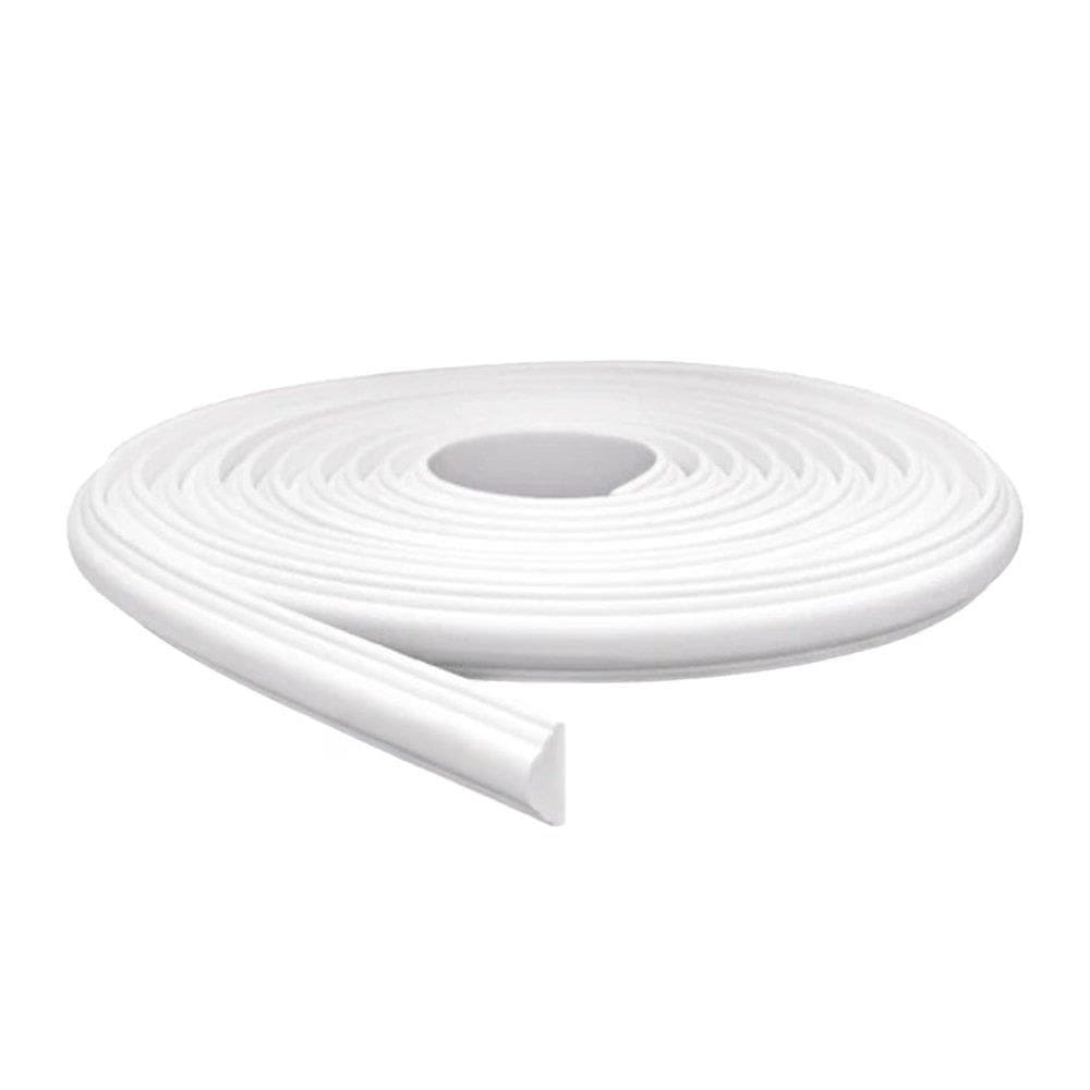 Rodameio Autocolante em EVA Meu Rodapé RM61 - 2,3cm x 10m, Branco