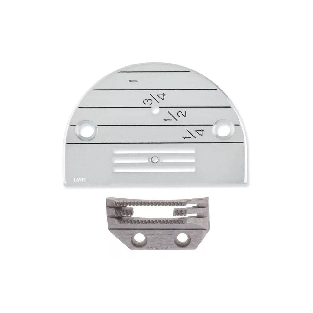 Chapa Agulha 4 Carreira Dente Costura Leve Reta Industrial