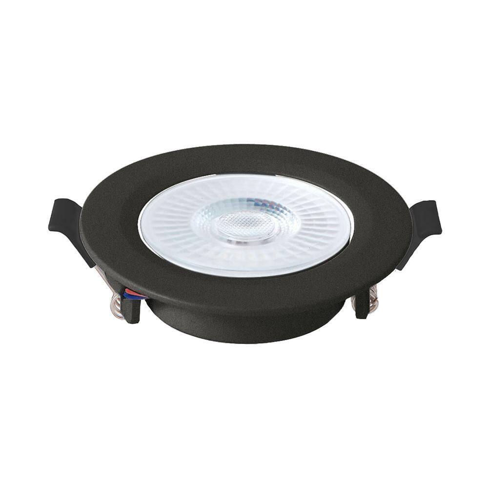 Spot De Led Embutir Alltop Mr11 Redondo 3W Preto Bivolt Tasc