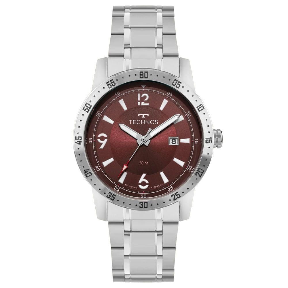 Relógio Technos Masculino Militar Prata - 2115ucb-1n