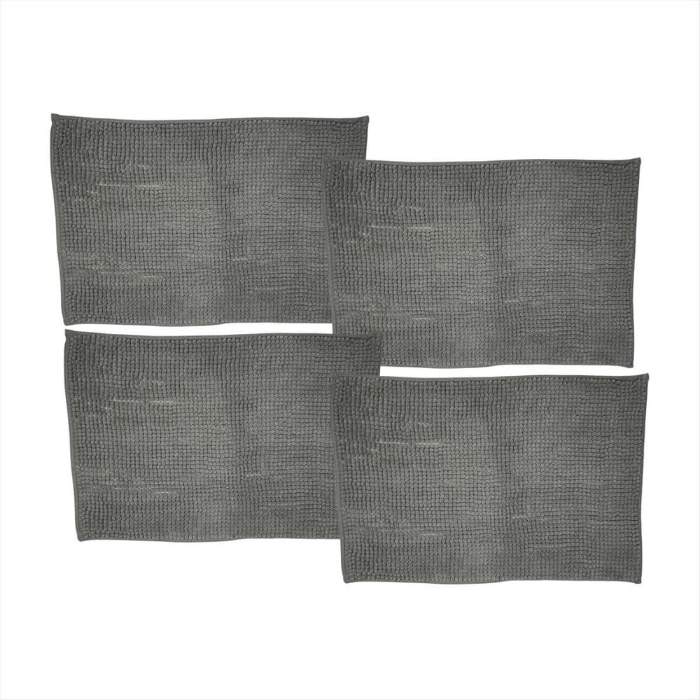 Conjunto De Tapetes Bolinha Piso Banheiro Base Borracha 38X5