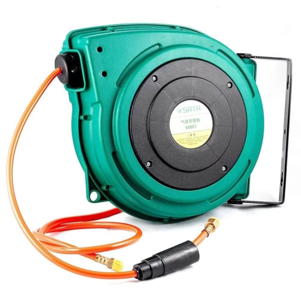 Carretel Retrátil com Mangueira 10 Metros - ST98001SC - SATA
