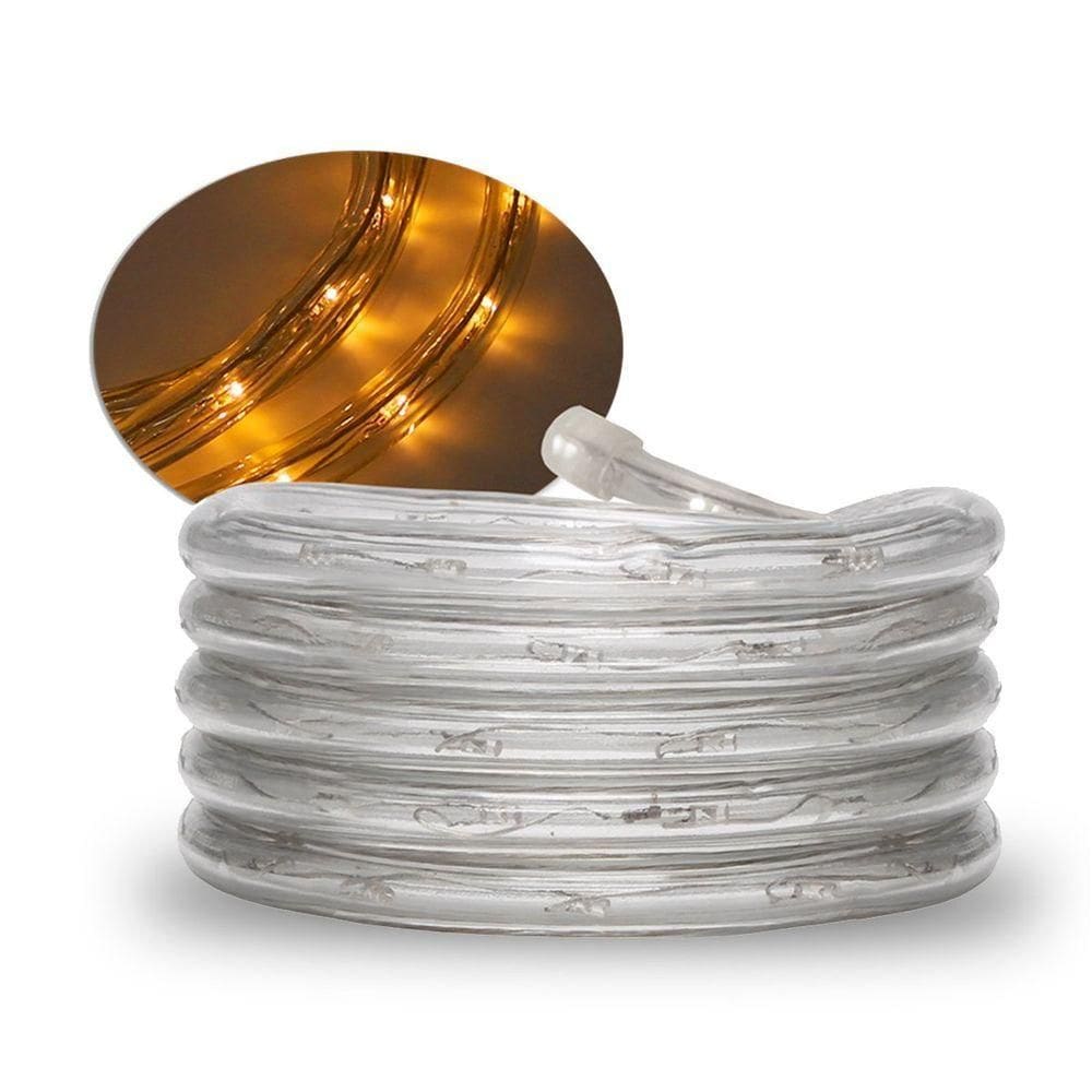 Corda Luminosa Taschibra Led Pro 13mm 2 Fios 30 Leds 110v 10 Metros Laranja
