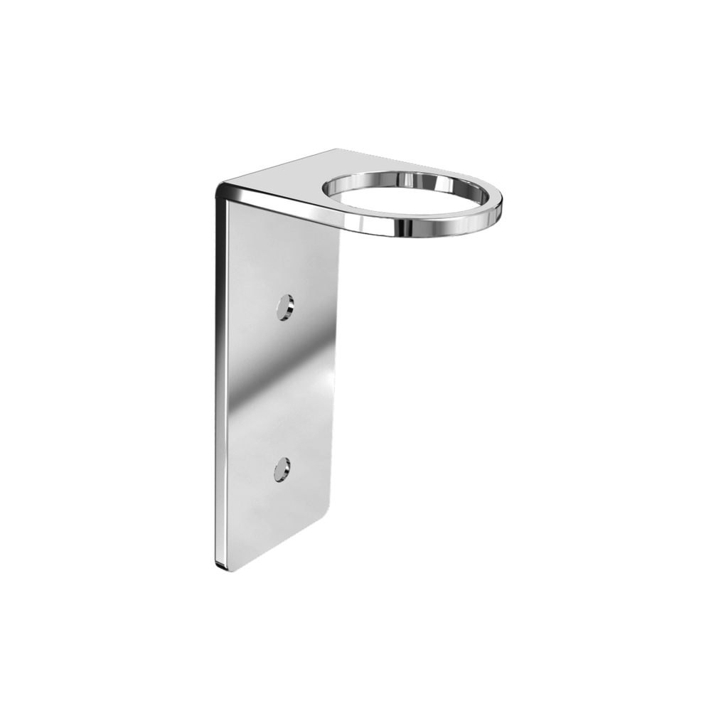 Suporte Frasco Shampoo Para Banheiro Escovado Agata Grego Metal