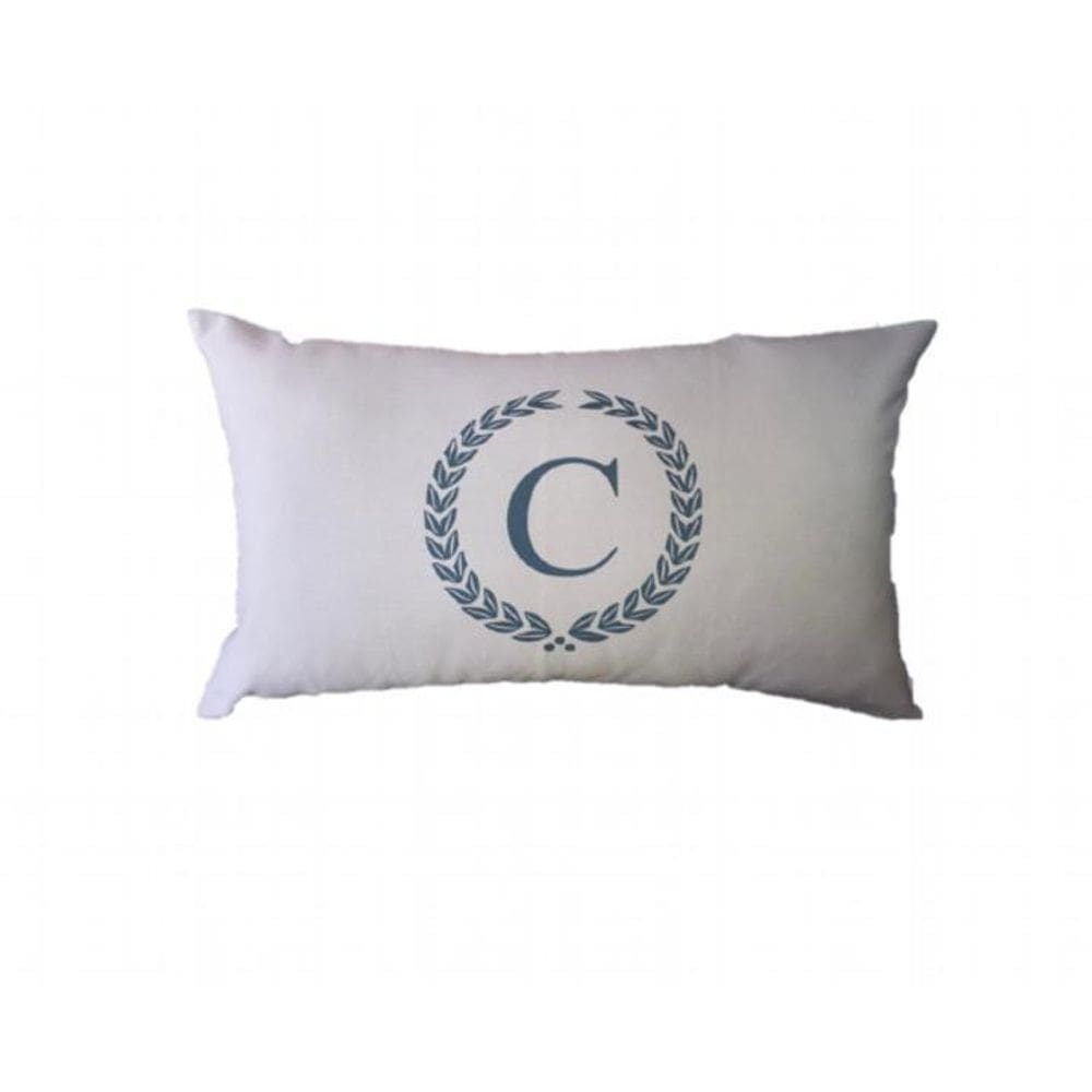 Capa De Almofada 50X30 Letra C