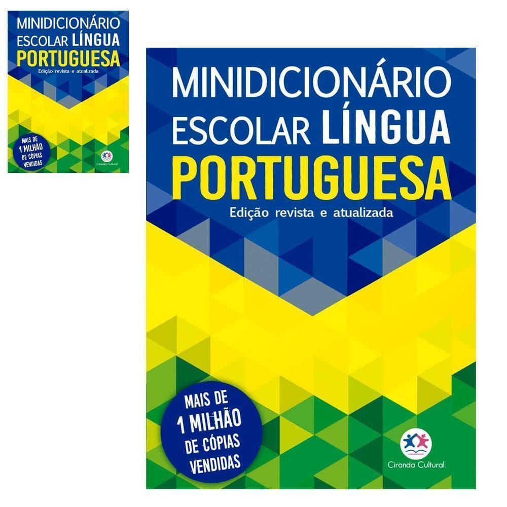 Minidicionario Escolar Lingua Portuguesa 352 Paginas 14X10Cm