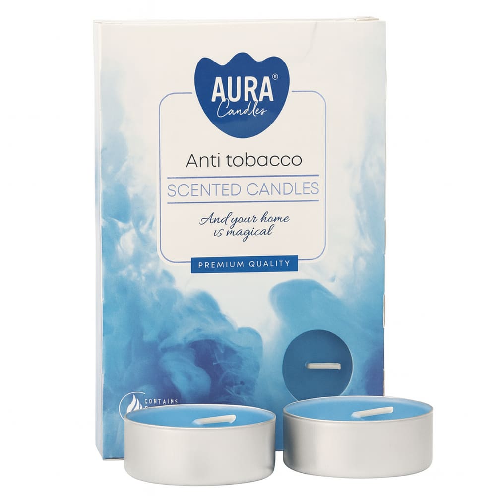 Kit 6 Velas Antiodor Velas Aromática Rechaud Difusor 6h