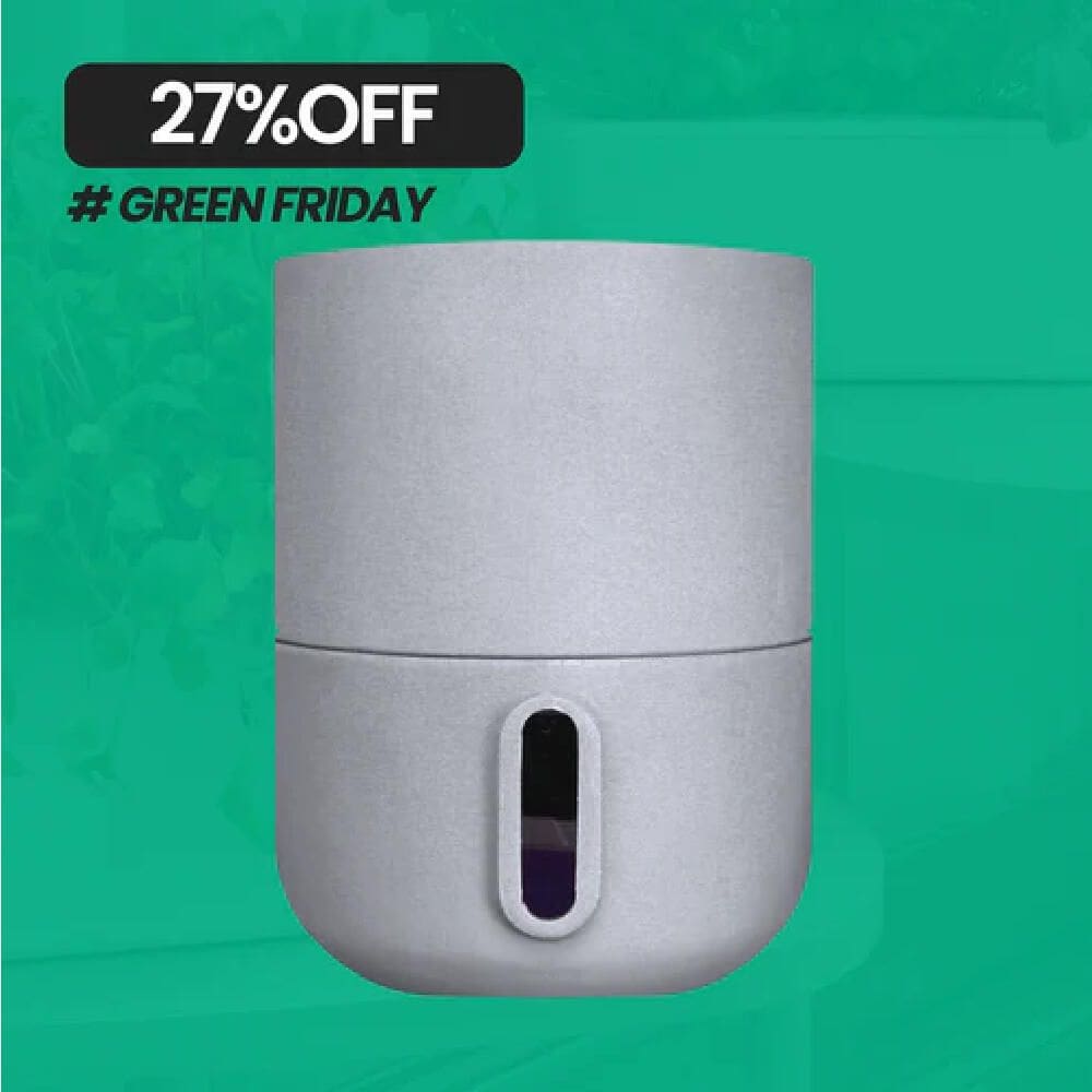 Vaso Brota Decor Urbi M 25x33cm Cimento - BRO-DEC-V03 - BROTA