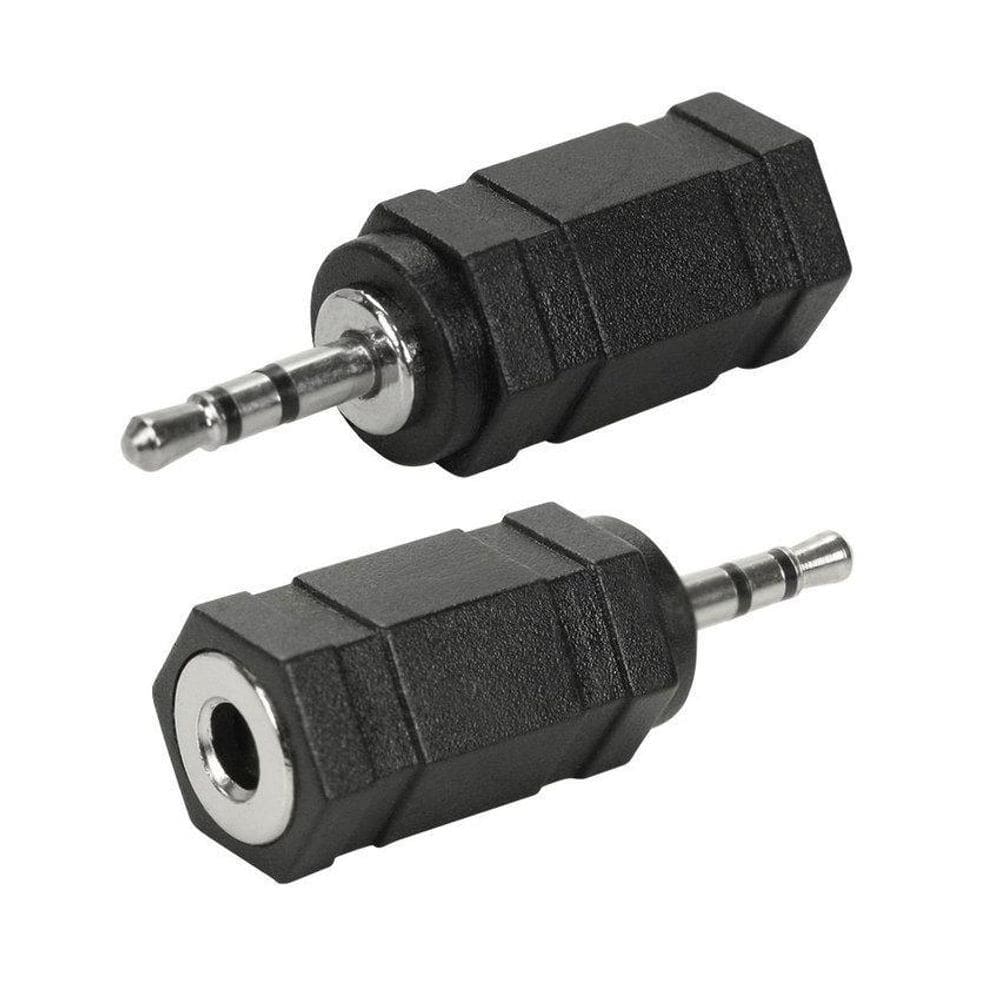 Adaptador P2 Fêmea para P1 Macho Estéreo | E Musical