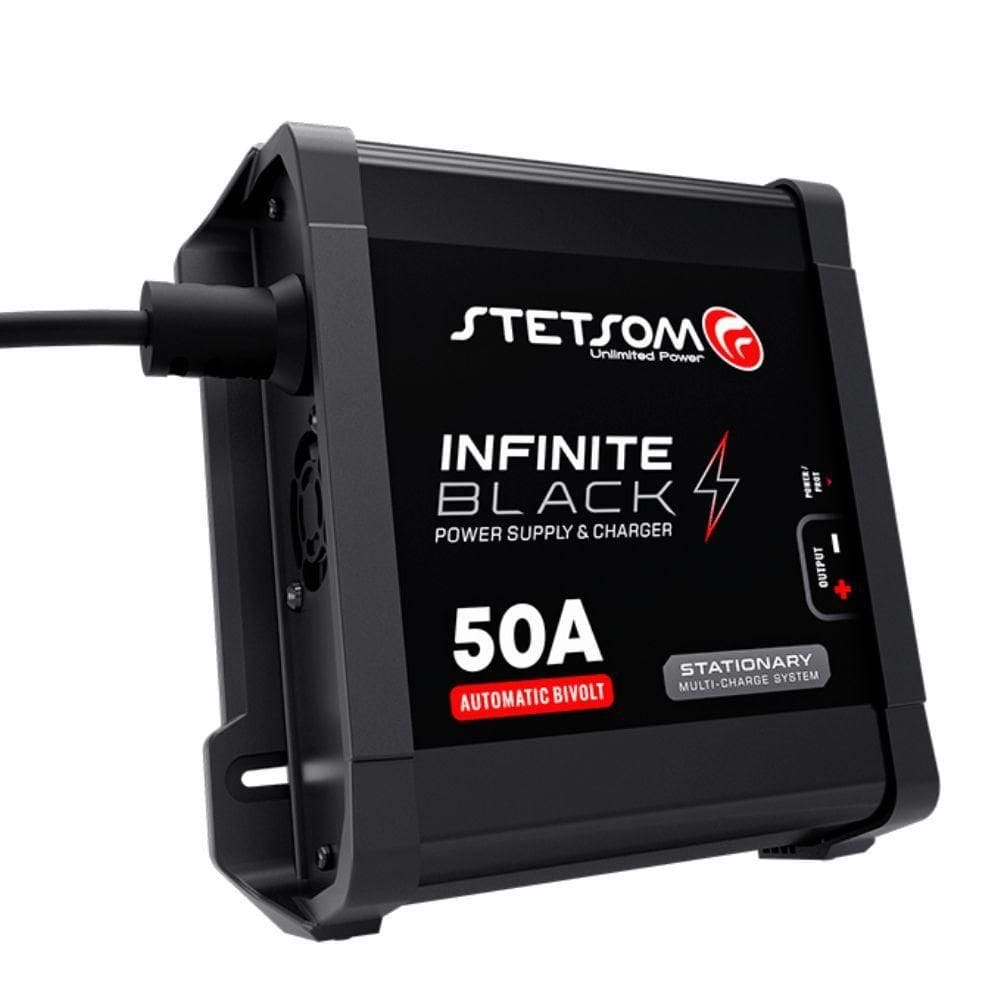 Carregador De Bateria - Fonte Stetsom Infinity Black 50a Digital
