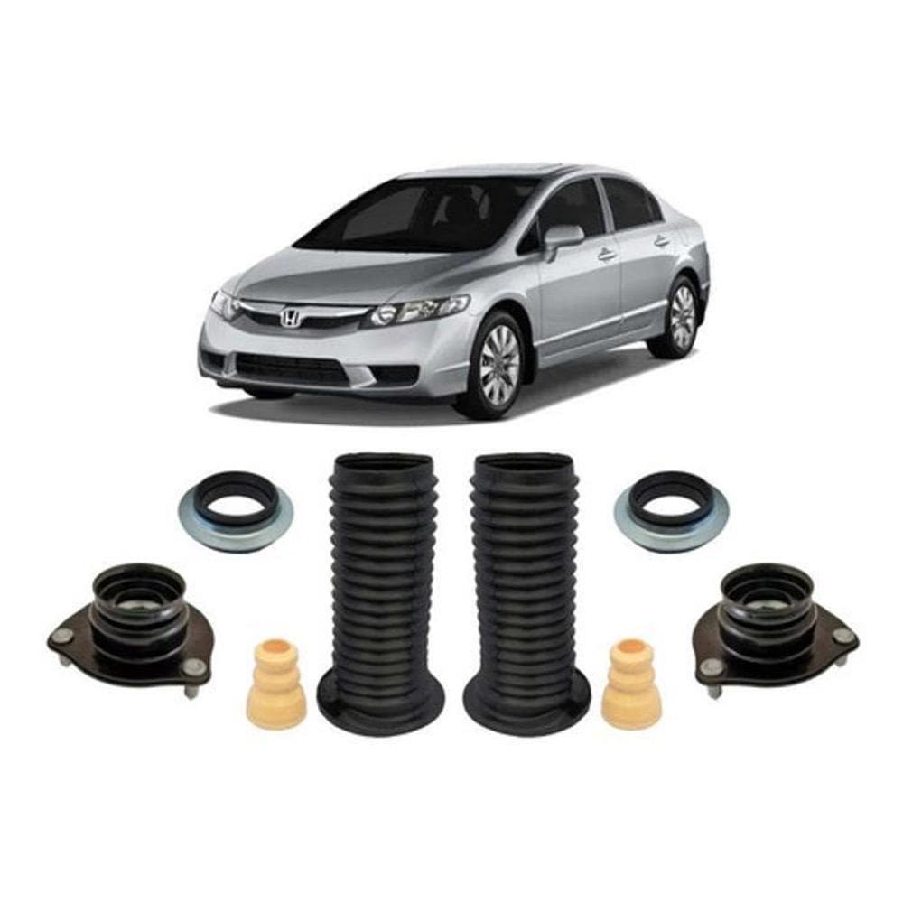 Kit Batente Amortecedor Dianteiro Honda New Civic 06 / ...