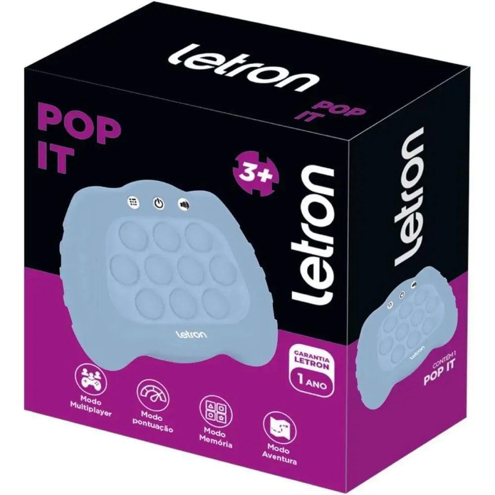 Jogo Pop It 4 Modos De Jogo Azul Letron Leonora