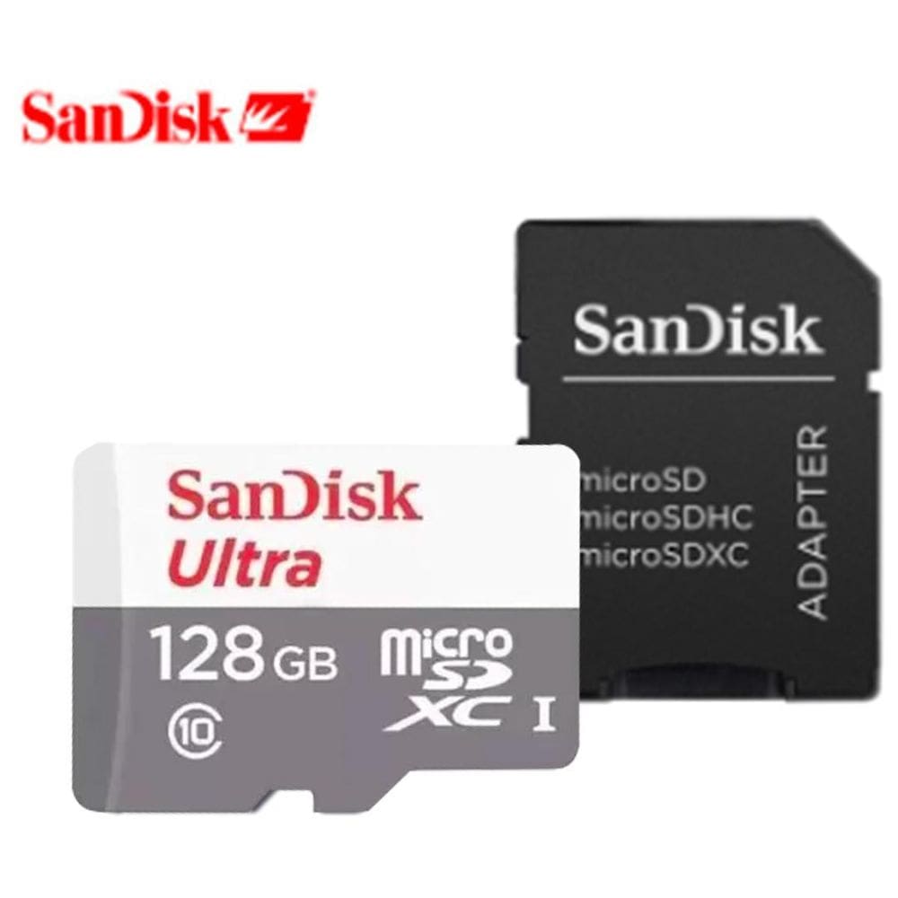 Cartão De Memória 128Gb Sandisk Ultra, Resistente E Durável.