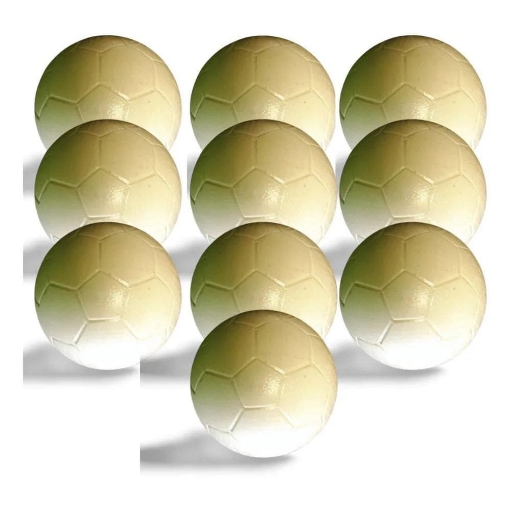 10X Bolinha Bola Pesada Pebolim Totó Alay 10 Unidades Mesa