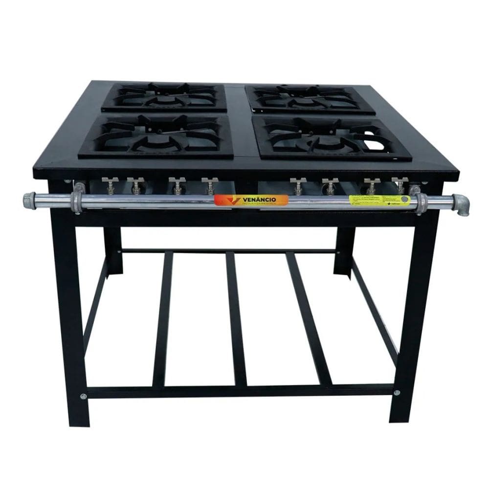 Fogão de baixa pressão 4 bocas 40x40 M4ED4 Venâncio