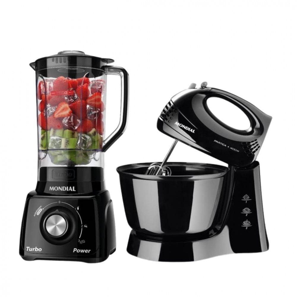 Kit Mondial Batedeira B-44 e Liquidificador L-99
