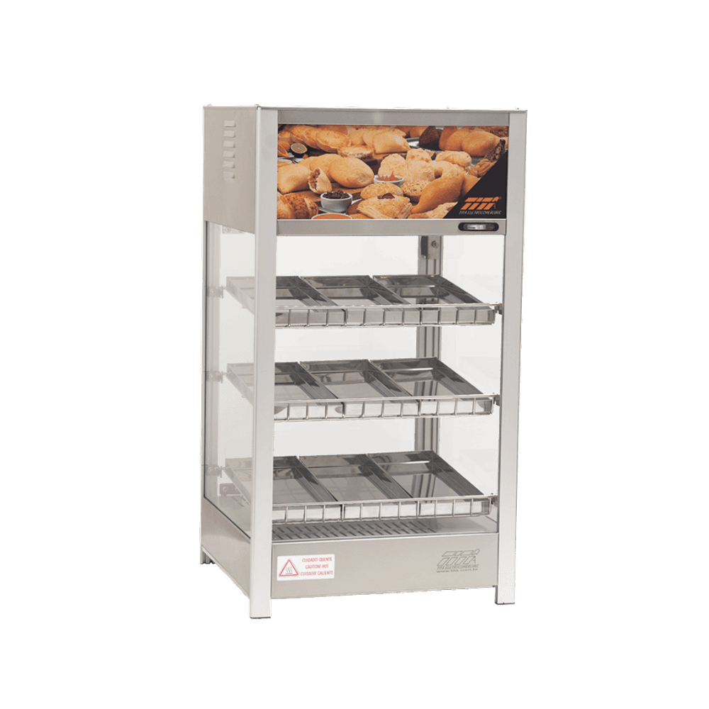 Estufa Vapor Reta Com Display 03+03+03 Bandejas 486 9B Titã-220v