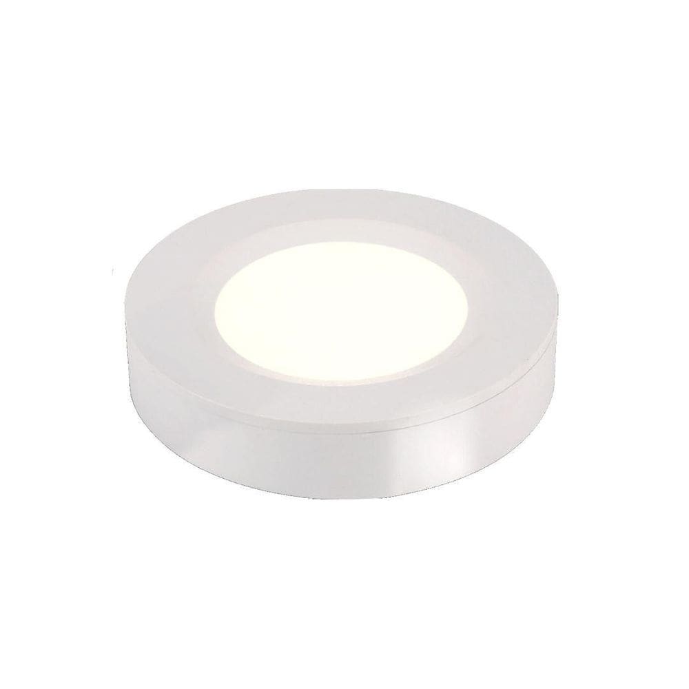 Luminaria Spot Led 2W Embutir Sobrepor Cabinet Branco Frio