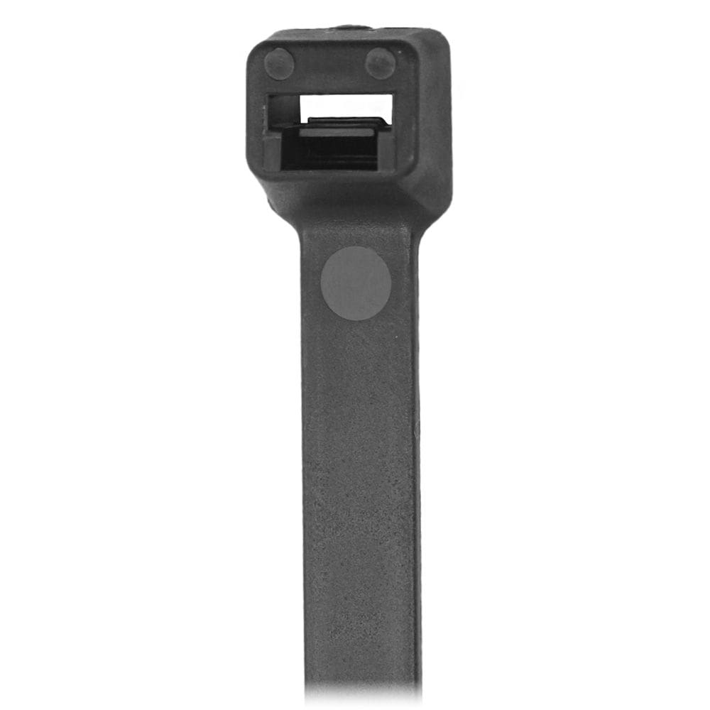 Cable Tie Pacer 8 Black 50 libras, resistência à tração, bolsa de 100 peças