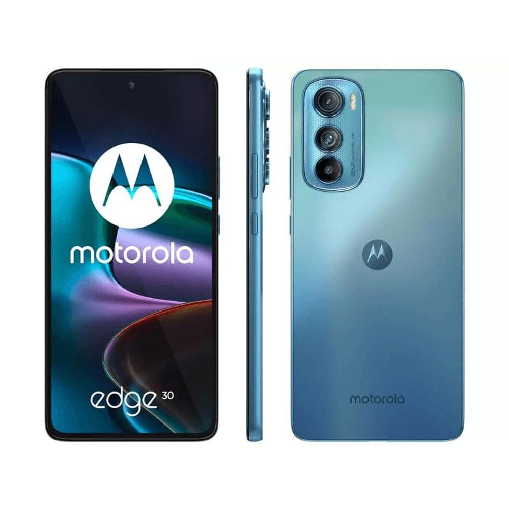 Usado: Moto Edge 30 256GB Azul - Bom