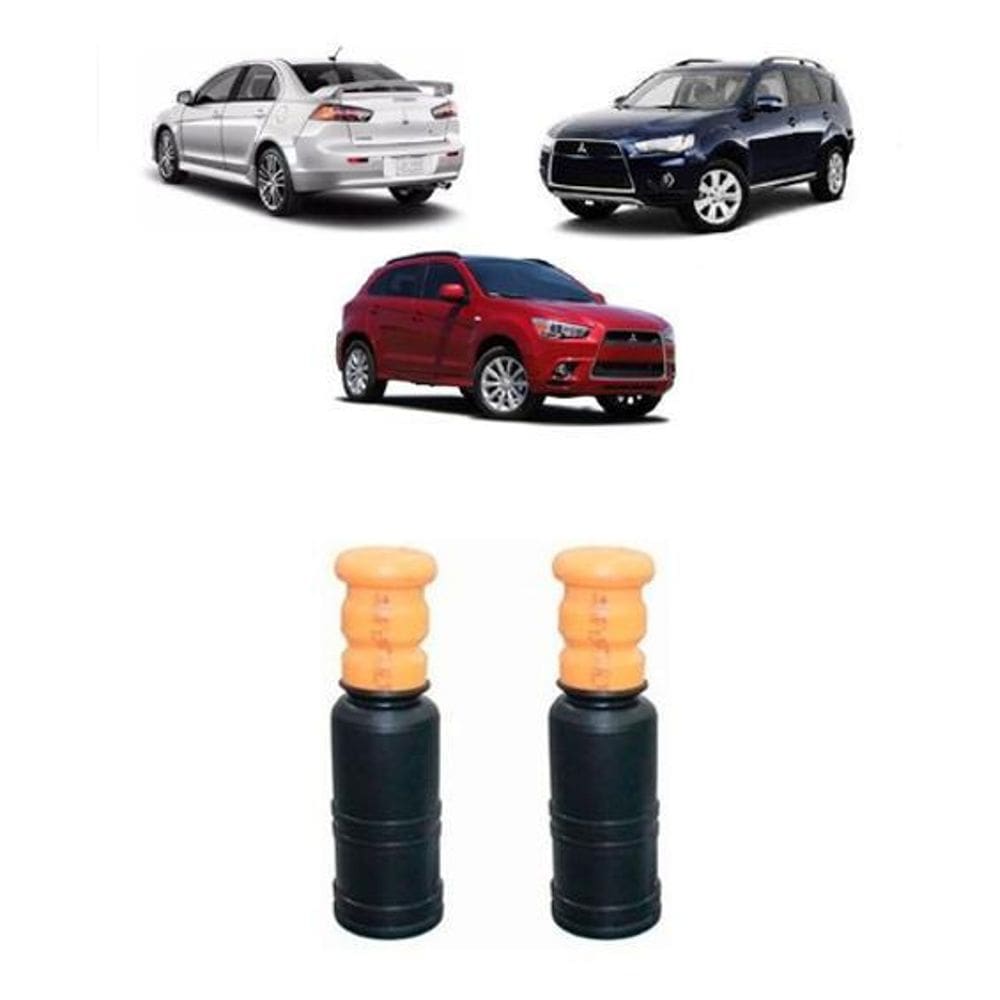 Kit Batente Coifa Amortecedor Traseiro Asx Lancer Outlander