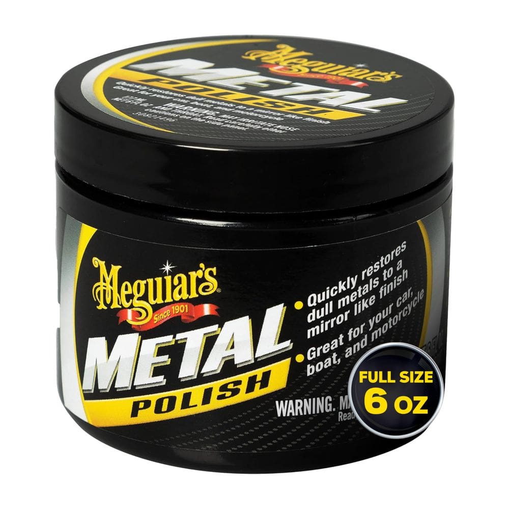 Metal Polish Meguiar`s G211606 é seguro para todos os metais não revestidos 177mL